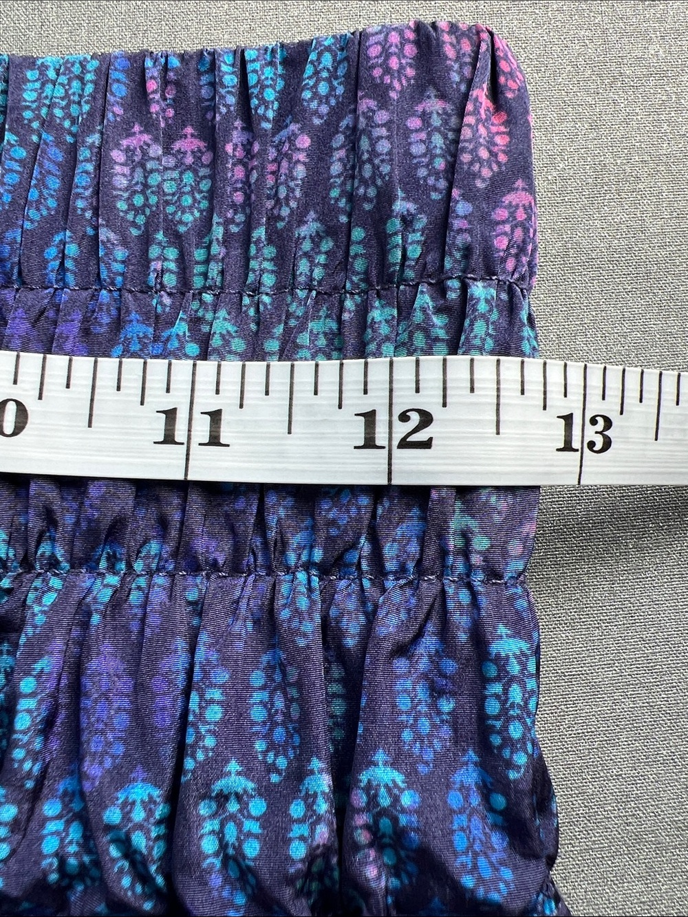 FP Movement by Free People | High-Waist Patterned Shorts in Blue & Purple Size S - Picture 13 of 16